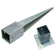 Ground Anchors Electro Galvanized Finish for Star Pickets
