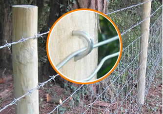 Round Head Staple Nails for Barbed Wire Fence